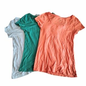 Vintage GAP Pima Cotton Stretch Short Sleeve Casual Tee Bundle Size Medium